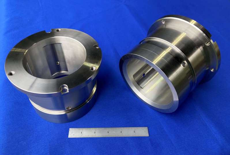 Compressor sleeve Babbitt bearing with flange