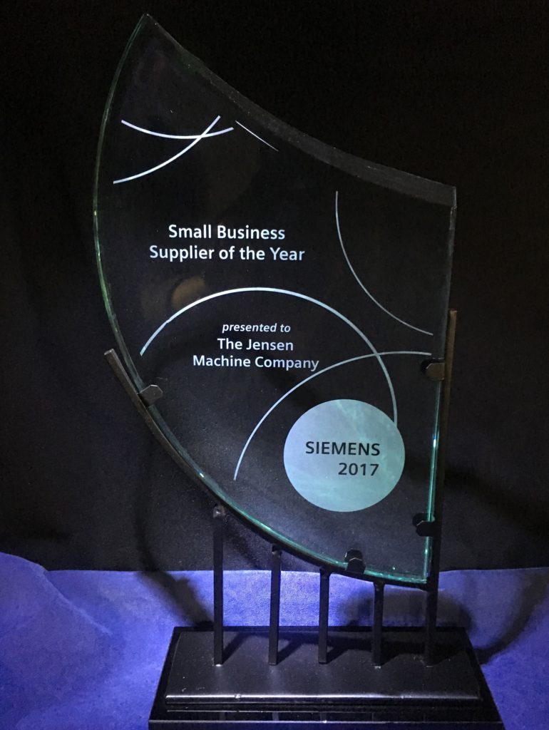 Siemens Small Business Supplier of the Year